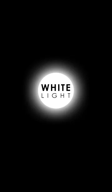 [LINE着せ替え] White Light in Blackの画像1