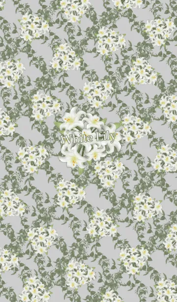 [LINE着せ替え] White Lily -Elegant-の画像1