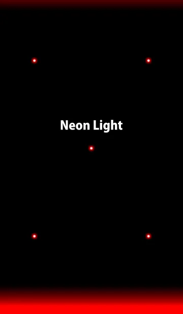 [LINE着せ替え] Red Neon Lightの画像1