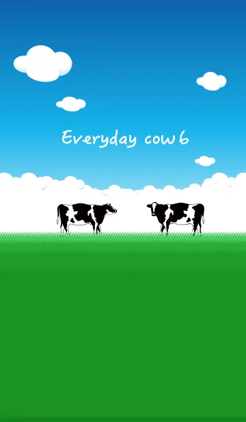 [LINE着せ替え] 牛の日常6！の画像1