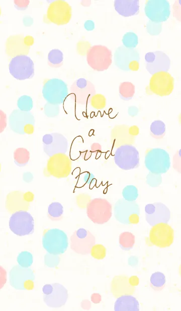 [LINE着せ替え] Have a Good Day4-水彩-の画像1