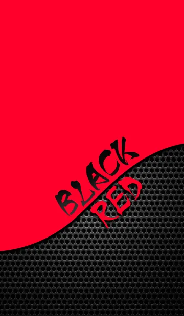 [LINE着せ替え] BLACK REDの画像1