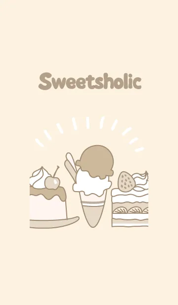 [LINE着せ替え] Sweetsholicの画像1