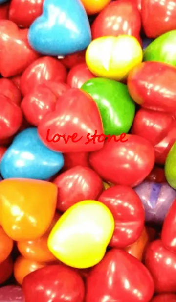 [LINE着せ替え] Rainbow-colored love stoneの画像1