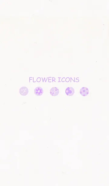 [LINE着せ替え] flower iconsの画像1