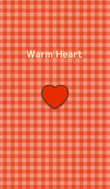 [LINE着せ替え] Warm Red Heartの画像1