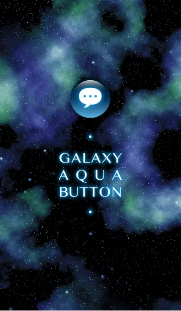 [LINE着せ替え] 銀河 Aqua button(青)の画像1