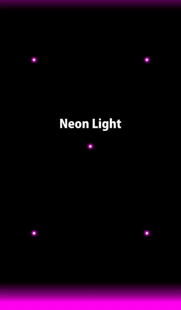 [LINE着せ替え] Purple Neon Lightの画像1
