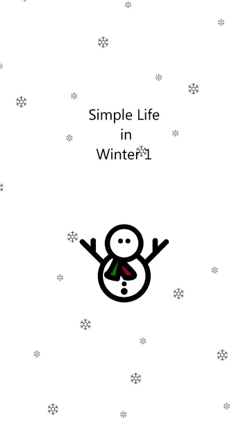 [LINE着せ替え] Simple Life in Winter 1の画像1