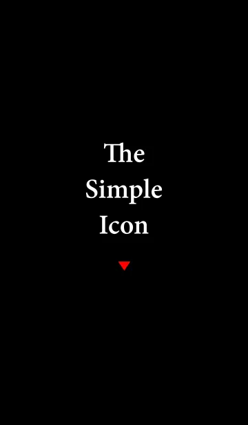 [LINE着せ替え] simple icon theme -black-の画像1