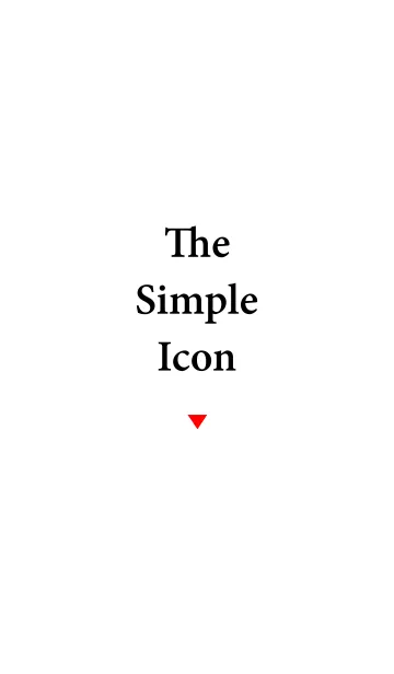 [LINE着せ替え] simple icon theme -white-の画像1