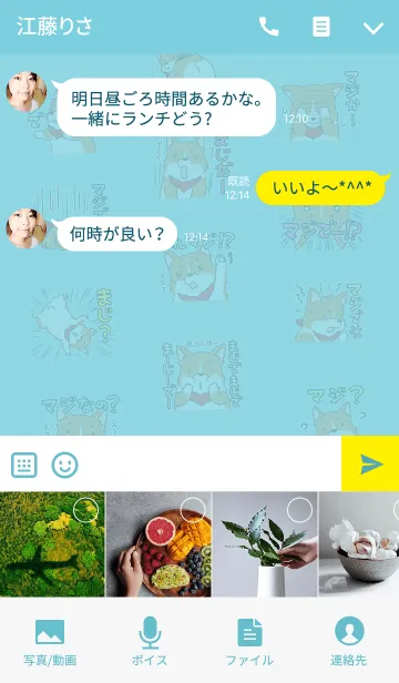 [LINE着せ替え] まじコーギーの画像4