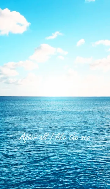[LINE着せ替え] After all I like the sea 9の画像1