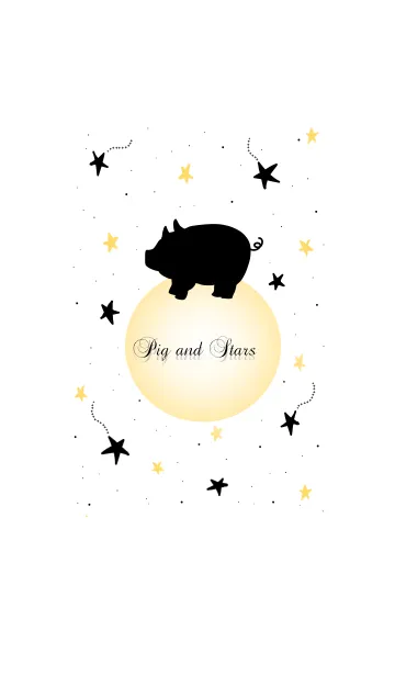 [LINE着せ替え] Pig and Starsの画像1