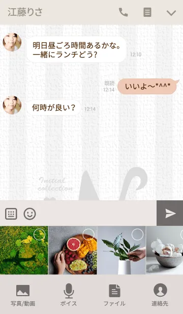 [LINE着せ替え] イニシャルコレクション -N-.の画像4