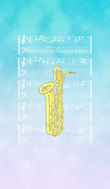 [LINE着せ替え] Baritone Saxophoneの画像1