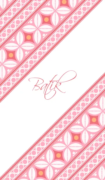[LINE着せ替え] Pink Batikの画像1