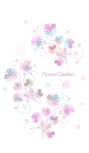 [LINE着せ替え] artwork_Flower garden8の画像1