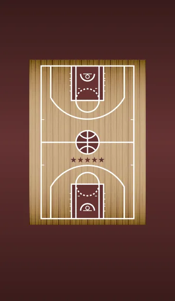 コートビジョン -basketball-の着せ替えメイン画像
