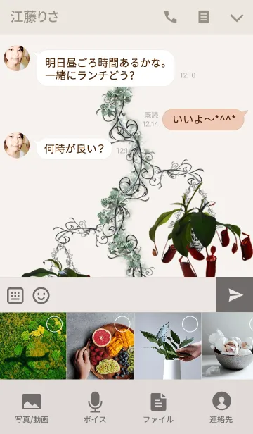 [LINE着せ替え] The garden "ネペンテスレディラック"の画像4