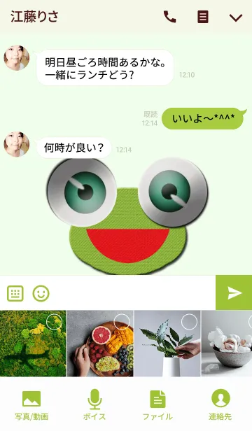[LINE着せ替え] 未来を変えるカエルの画像4