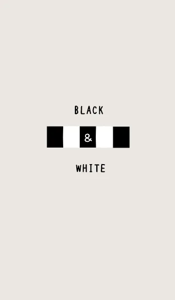 ブラック ＆ホワイトの着せ替えメイン画像