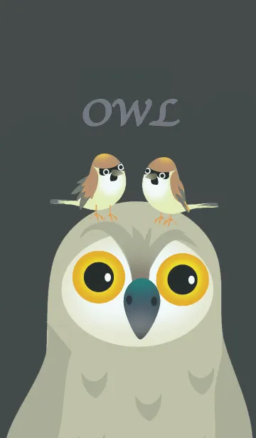 [LINE着せ替え] 幸福の梟の画像1