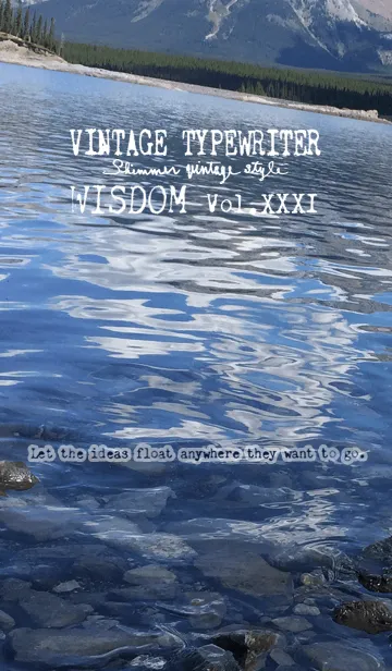 [LINE着せ替え] VINTAGE TYPEWRITER WISDOM Vol.XXXIの画像1