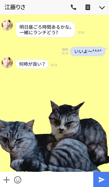 [LINE着せ替え] @ペットグランプリ ととちゃん親子の画像3