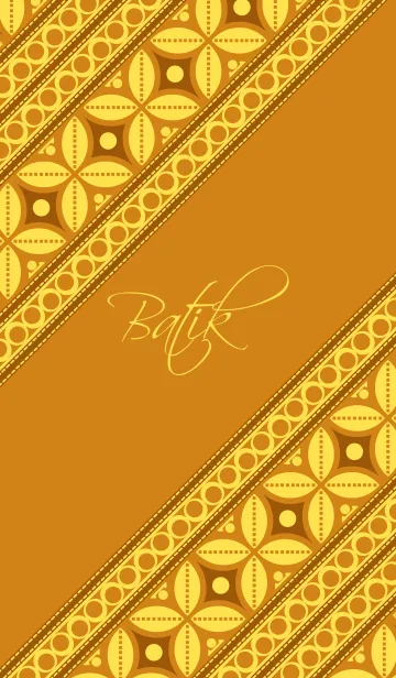 [LINE着せ替え] Brown Batikの画像1