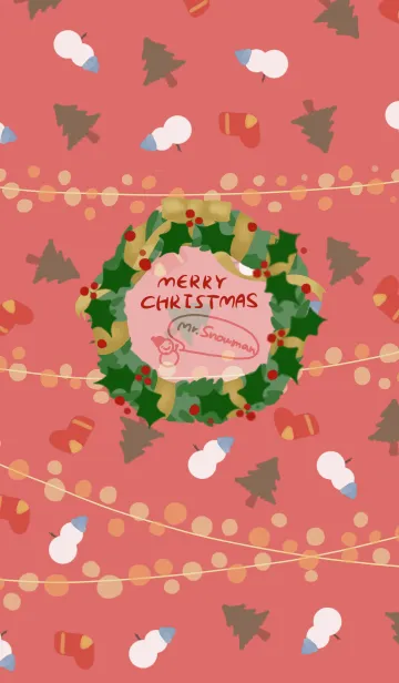 Merry Christmas,Mr.snowmanの着せ替えメイン画像