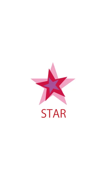 [LINE着せ替え] Pink-Starsの画像1
