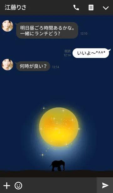 [LINE着せ替え] アフリカの月の画像3