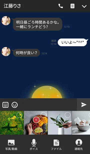 [LINE着せ替え] アフリカの月の画像4