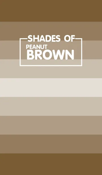 [LINE着せ替え] Shades Of Peanut Brown(JP)の画像1