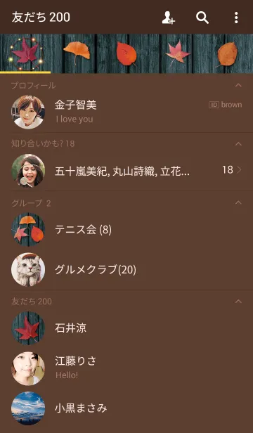 [LINE着せ替え] autumn lightの画像2