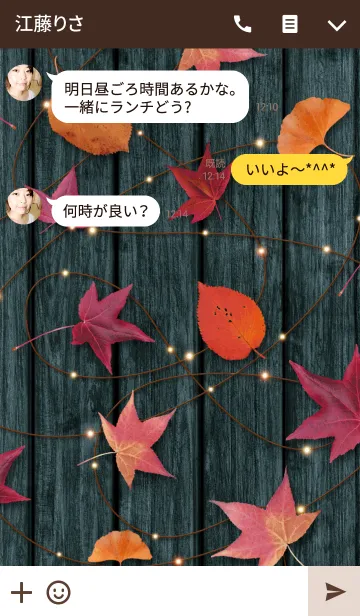 [LINE着せ替え] autumn lightの画像3