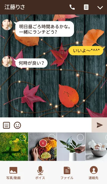 [LINE着せ替え] autumn lightの画像4