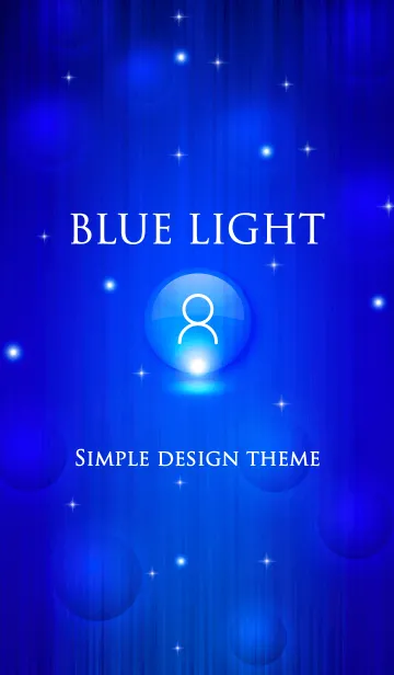 [LINE着せ替え] BLUE LIGHT THEME. 3の画像1