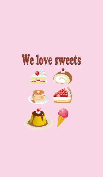 [LINE着せ替え] We love sweetsの画像1