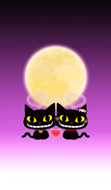 [LINE着せ替え] 愛の証31(黒猫2)の画像1