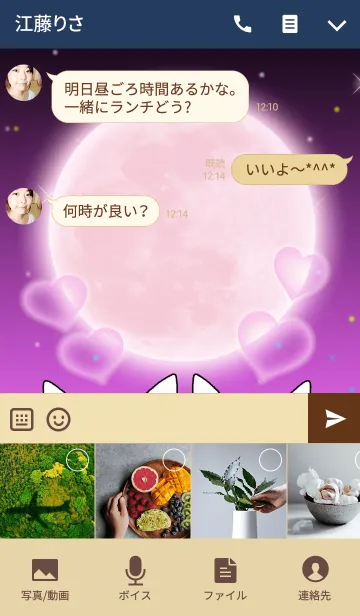 [LINE着せ替え] 愛の証31(純白の猫2)の画像4