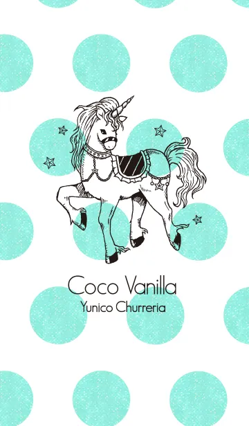 coco vanilla -Yunico Churreria-のLINE着せ替え