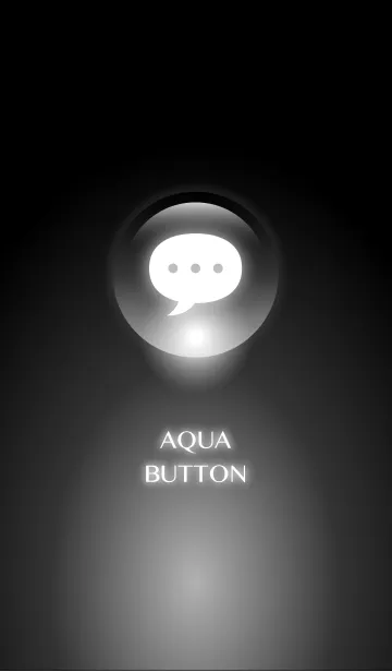 [LINE着せ替え] Aqua button(白)の画像1