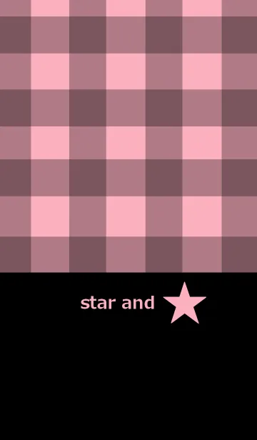 [LINE着せ替え] 星とチェック5の画像1