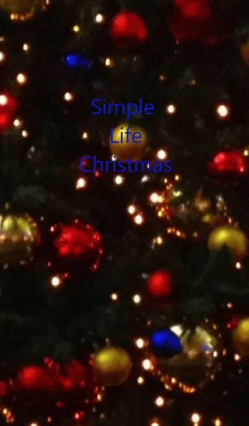 [LINE着せ替え] Simple Life Christmasの画像1