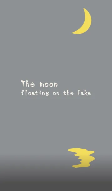 [LINE着せ替え] The moon floating on the lakeの画像1