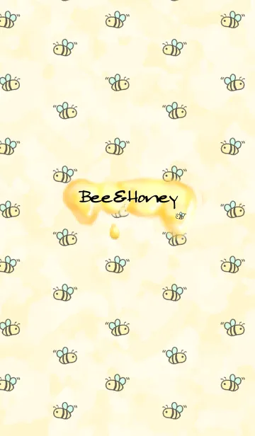 [LINE着せ替え] bee＆honey はちとはちみつのきせかえの画像1
