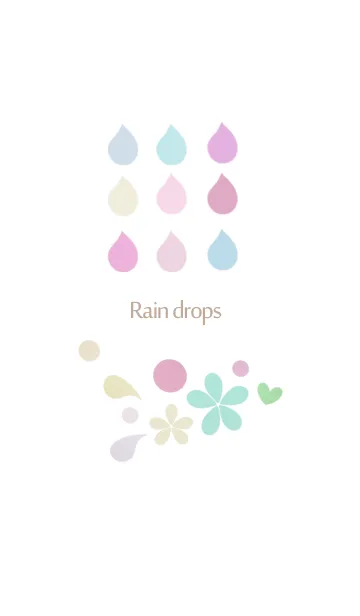 artwork_Raindropsの着せ替えメイン画像