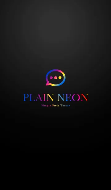 [LINE着せ替え] Plain Neon シンプルなネオンカラーの画像1